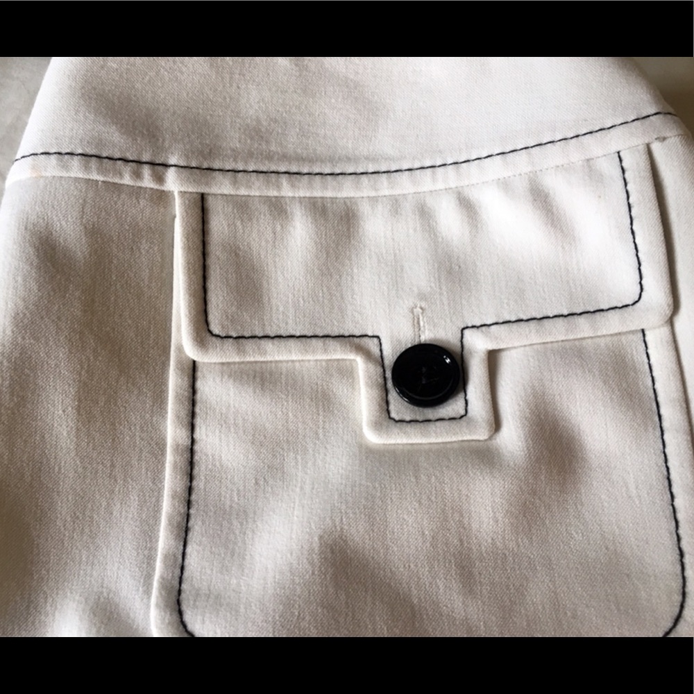 Loft Cream Lined Skirt with Pockets in Front (10p) - Picture 5 of 5